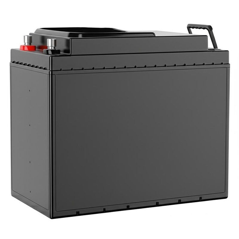 Elektryczny wózek widłowy Bateria litowo-jonowa Czarny 17585mm lekkie Trwałe długotrwałe zasilanie dla pojazdów przemysłowych