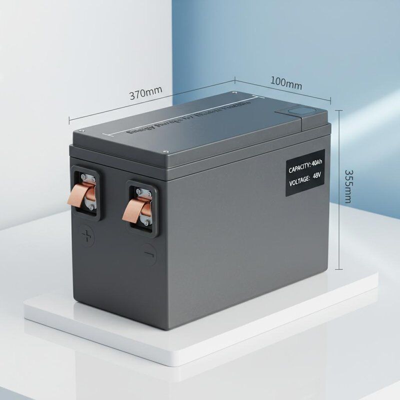 Capacity 40ah Forklift Lithium Battery Customizable 370100355mm Compact Lightweight Energy Storage for Electric Forklifts